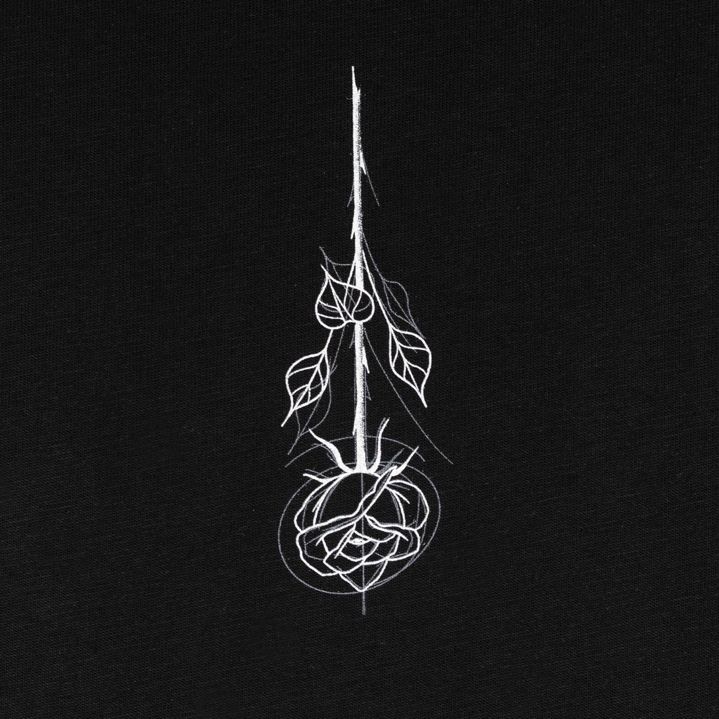 Rose on Black
